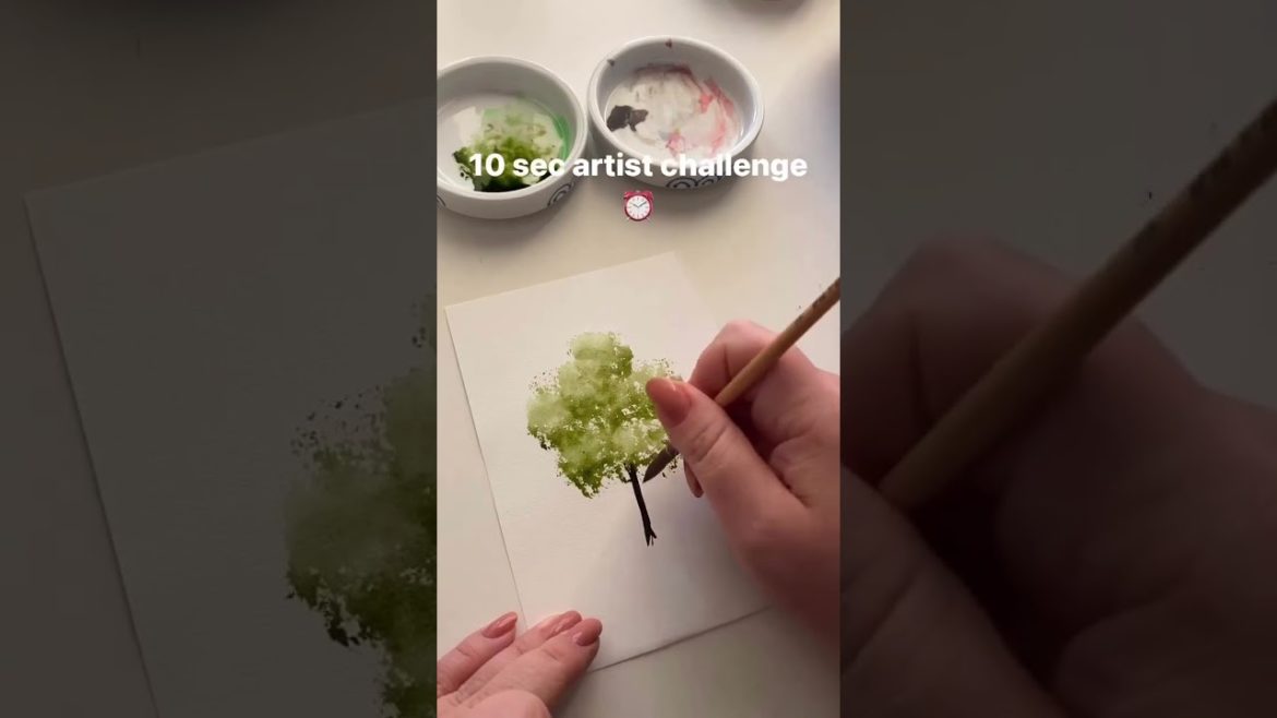 10 sec artist challenge   Follow @abstractart daily for moreMerry Christmas!  Artist @marysimpledesi