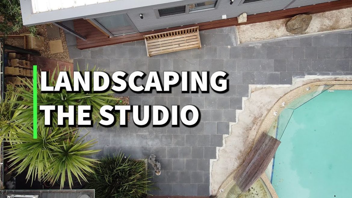 Landscaping the Backyard Studio Area