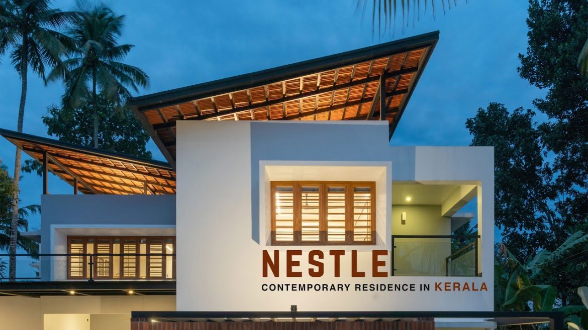 Contemporary residence admist a tropical landscape in Kerala | N E S T L E residence Contemporary residence admist a tropical landscape in Kerala | N E S T L E residence
