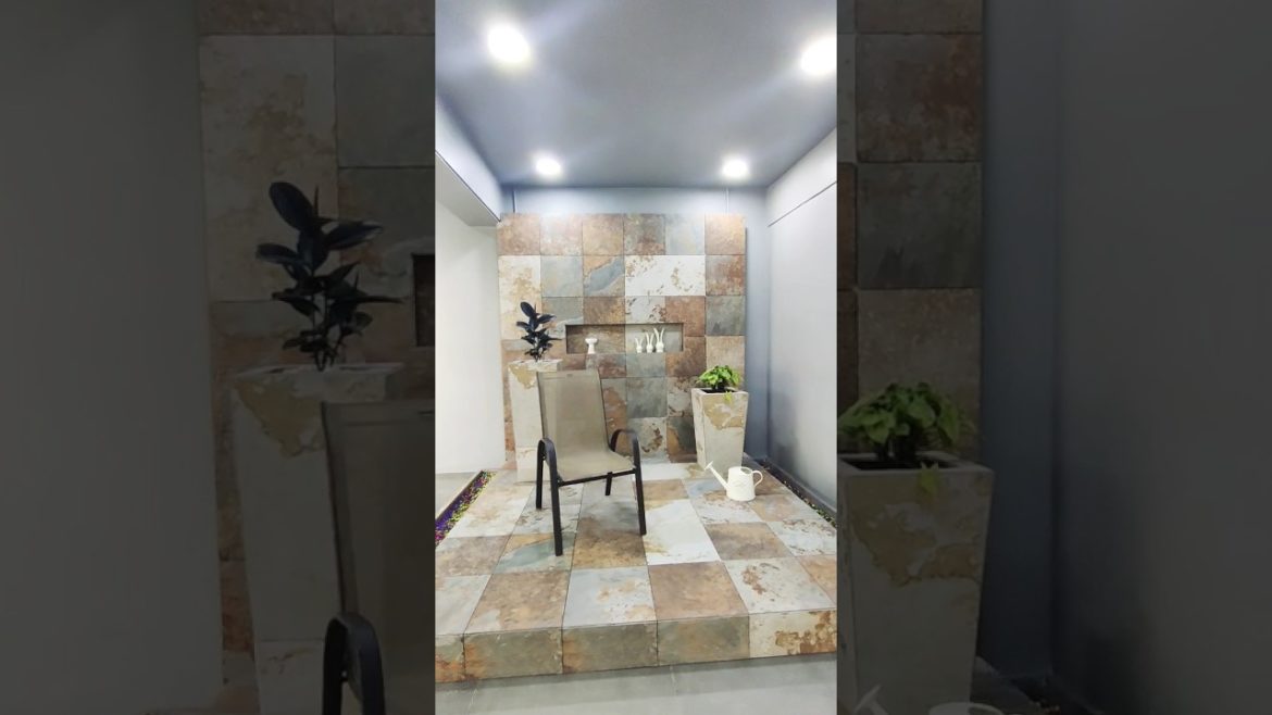 Outdoor Garden Design Shorts | Outdoor Tiles Short #shorts #viral #shortvideo