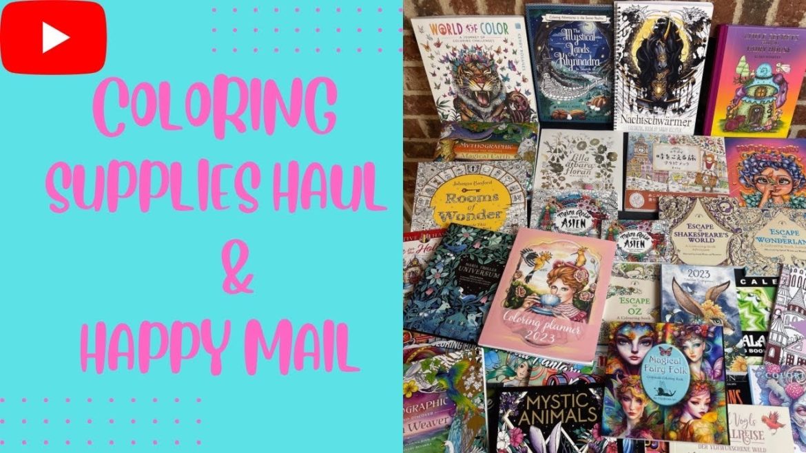 HAUL TIME ‼️ Adult Coloring Book & Supplies Haul | Last Haul For 2022
