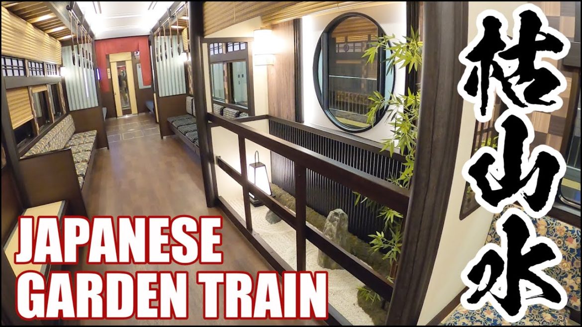 Beautiful Zen Garden Train in JAPAN (Osaka→Kyoto) Beautiful Zen Garden Train in JAPAN (Osaka→Kyoto)