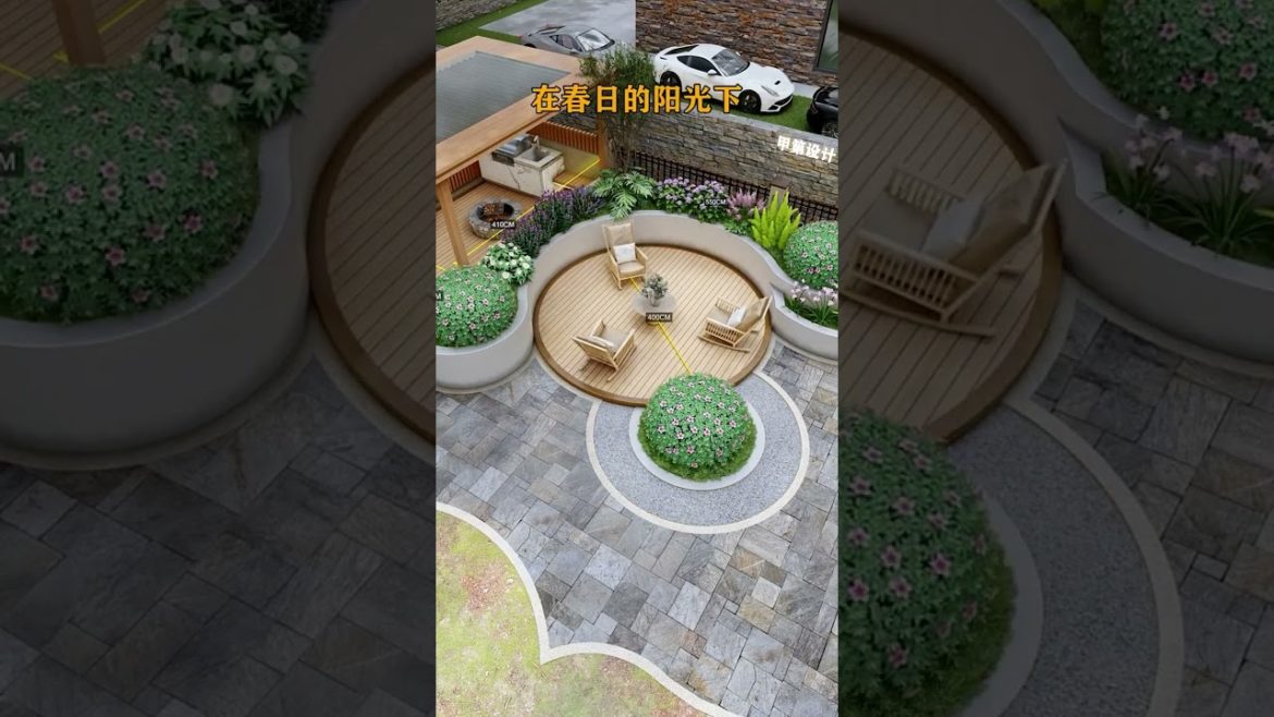 Turn your old garden corner into a great relaxing place 🏡 #shorts