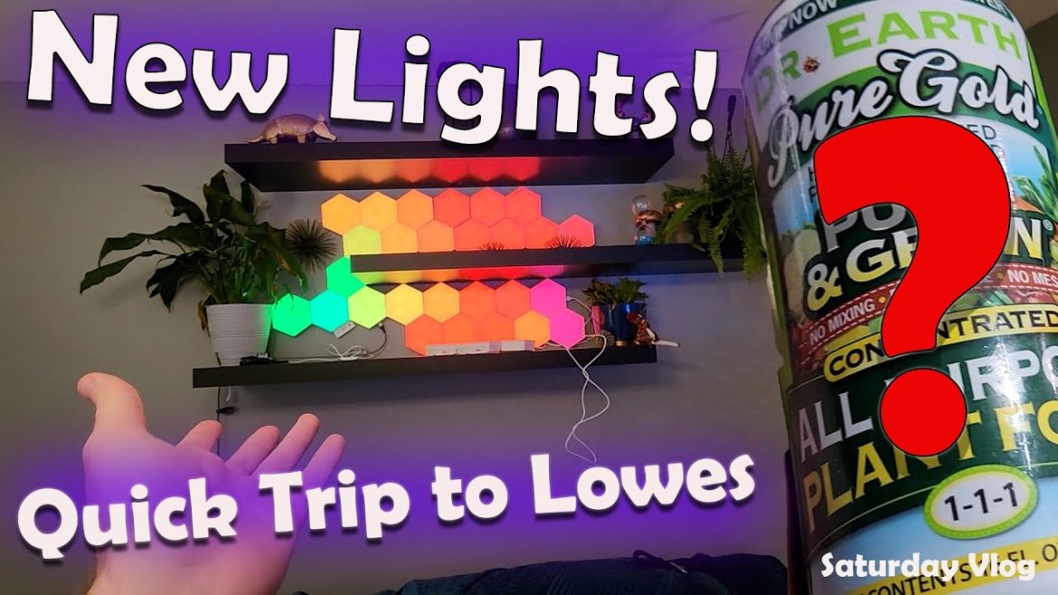 Shopping at Lowes || Opening Plant & Fish Mail || Growspace Updates || Saturday Vlog