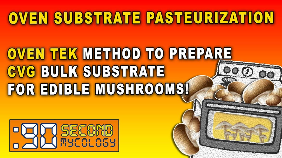 2021 Re-Upload \ Oven Substrate Pasteurization \ CVG Bulk Substrate for Edible Mushrooms