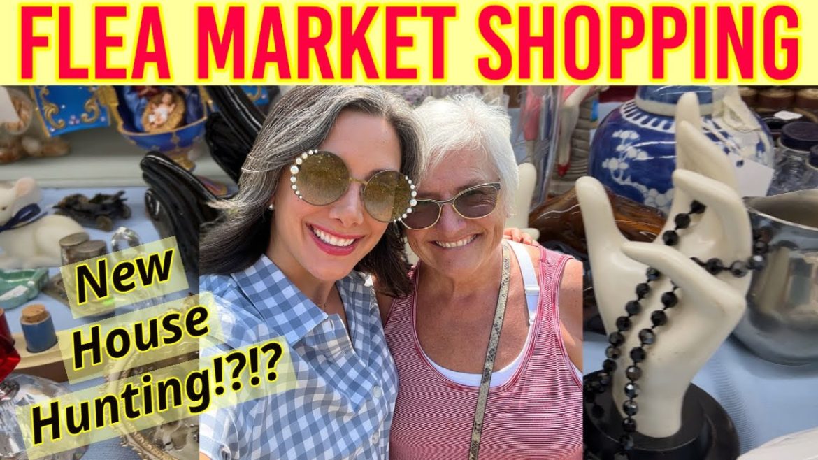 Flea Market Shopping | Thrift With Me for Vintage & Antiques | Secondhand  Haul