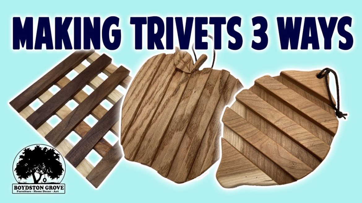 Making Trivets 3 Different Ways // DIY Woodworking Project