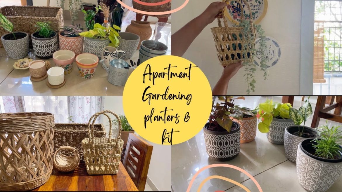 Planters, Pots and Kit for Apartment Gardening #homegardening #gardening #balconygarden #planter Planters, Pots and Kit for Apartment Gardening #homegardening #gardening #balconygarden #planter