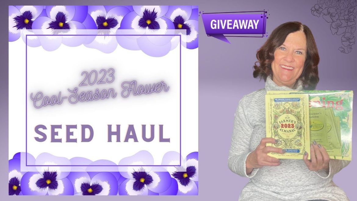 Cool Season Flower Seed Haul