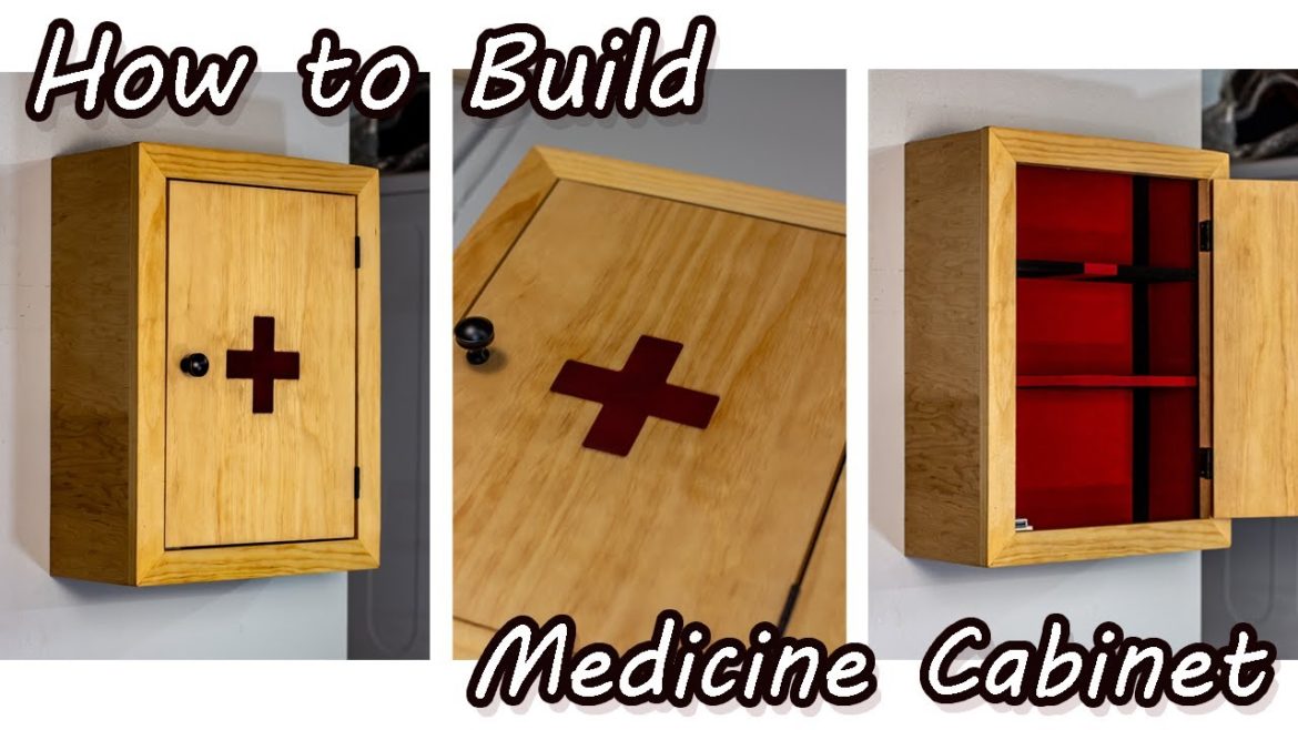 How To Build A Medicine Cabinet With Epoxy And Felt Lining #woodworking #diy #build #howto #craft