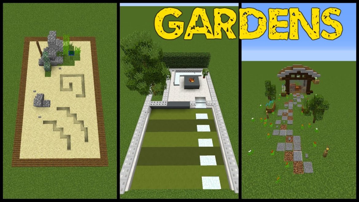 14 Minecraft Garden Designs! (Tricks and Tips) 14 Minecraft Garden Designs! (Tricks and Tips)