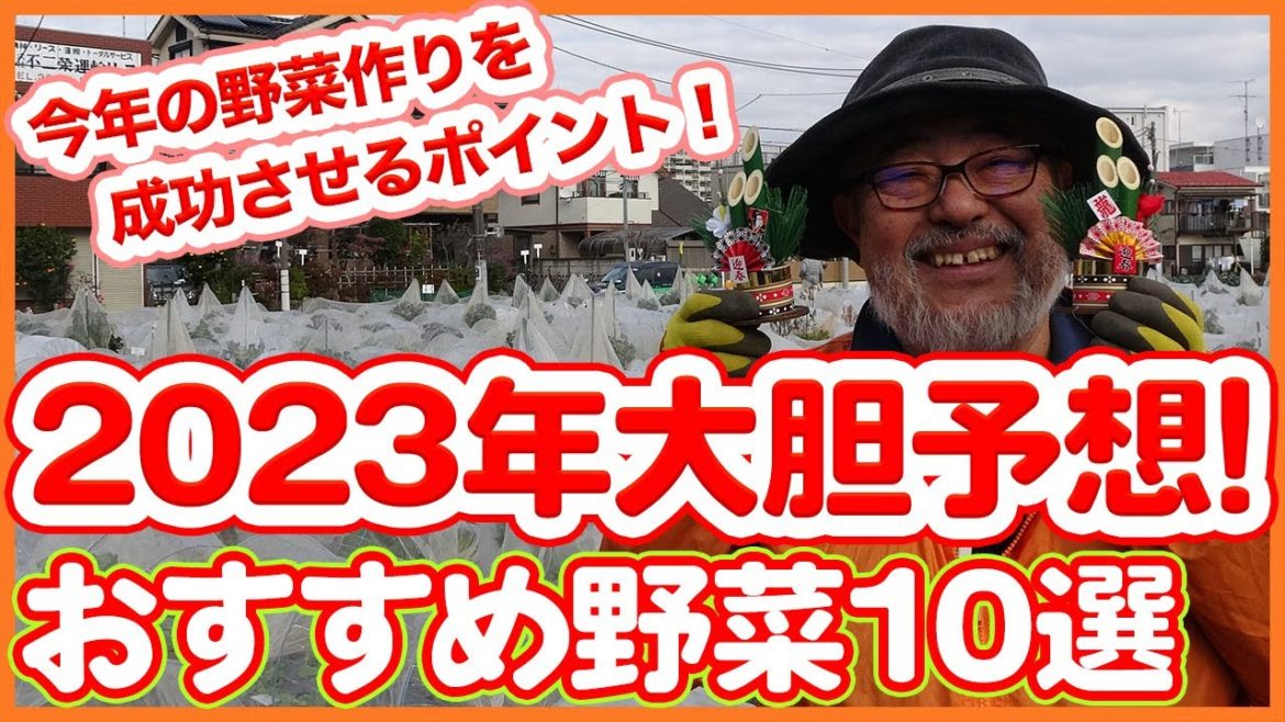 家庭菜園や農園栽培で2023年を大胆予想!長年の栽培経験の勘から今年おすすめな野菜10選を発表!/Bold predictions for recommended vegetables in 2023 家庭菜園や農園栽培で2023年を大胆予想!長年の栽培経験の勘から今年おすすめな野菜10選を発表!/Bold predictions for recommended vegetables in 2023