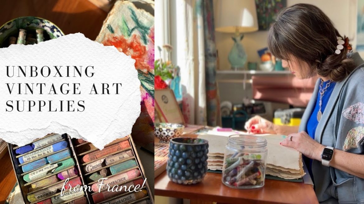 Art Supply Comparison – Unboxing Vintage Pastels – Art Studio Vlog Art Supply Comparison - Unboxing Vintage Pastels - Art Studio Vlog