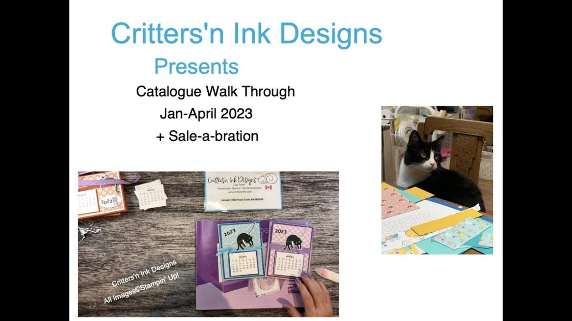 Critters'n Ink Designs - Lisa  takes you through the January-April mini Stampin' Up! catalogue & SAB