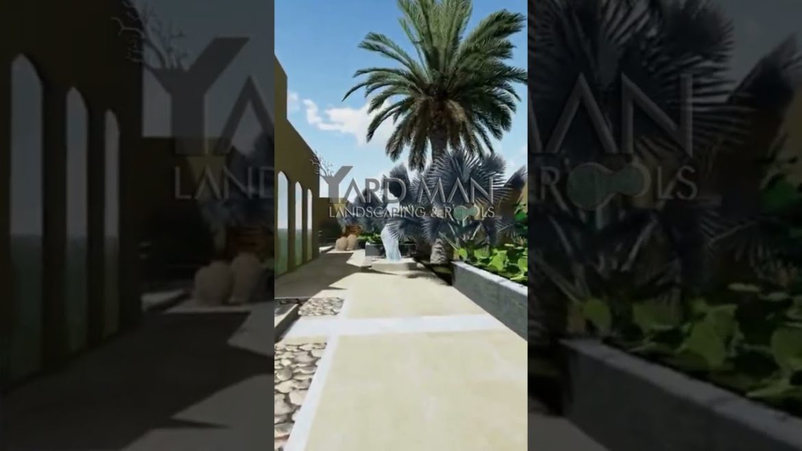 Landscape and Pool Design for a Private Villa | Backyard Landscaping & Swimming Pool Design