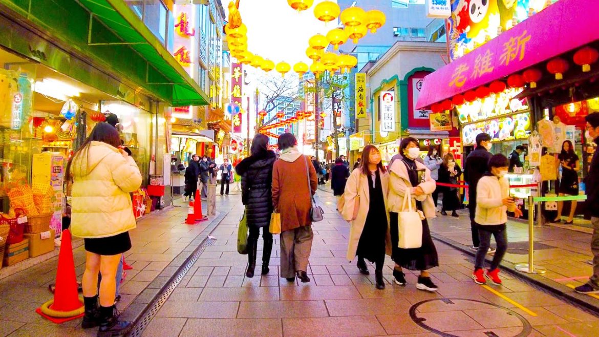 Yokohama Chinatown 🐶🍻 Enjoy gourmet ♪ 💖 4K ASMR non-stop 1 hour 02 minutes