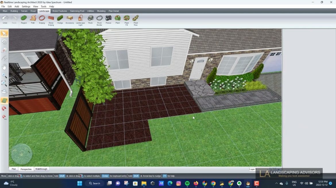 Landscaping a bungalow tutorial short version