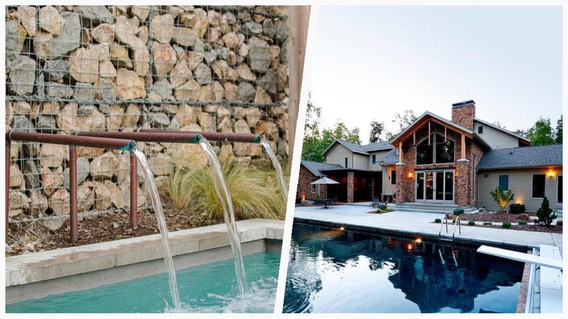 75 Beautiful Industrial Backyard Pool Design Ideas #�1918 �