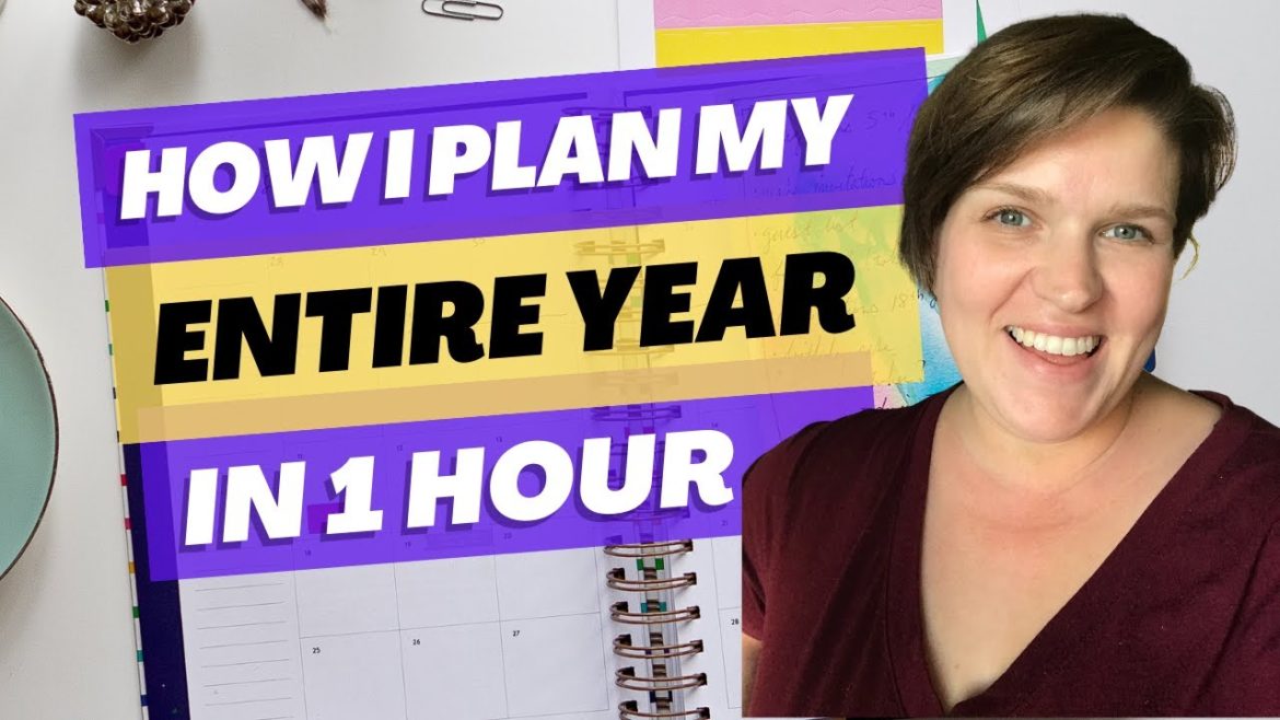 How I Plan My Entire Year in One Hour + Plan Your Budget, Plan Your Year