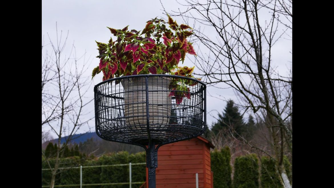How to make a metal flower pot for the garden. Jak robimy metalową doniczkę do ogrodu.