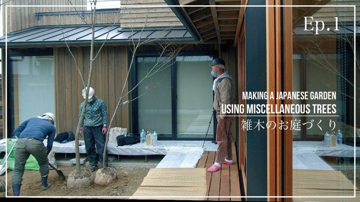 (Pro.48 - Ep.1) Creating a Japanese garden with miscellaneous trees.