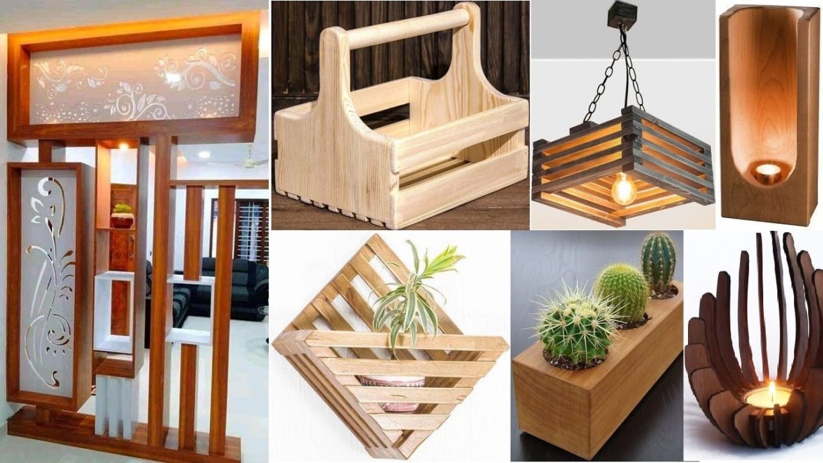 Wood furniture ideas and wooden decorative pieces ideas for home decor /Woodworking project ideas
