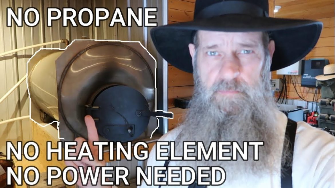 How the Amish have HOT WATER! Off Grid Living