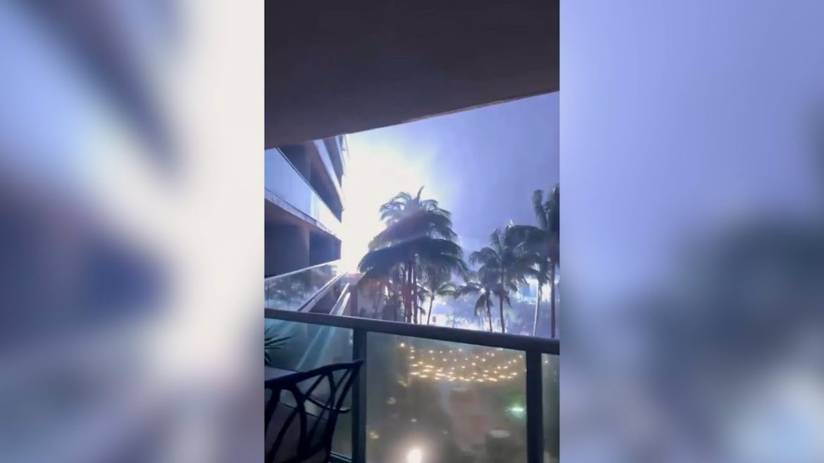 Mother Nature Getting ANGRY On Camera