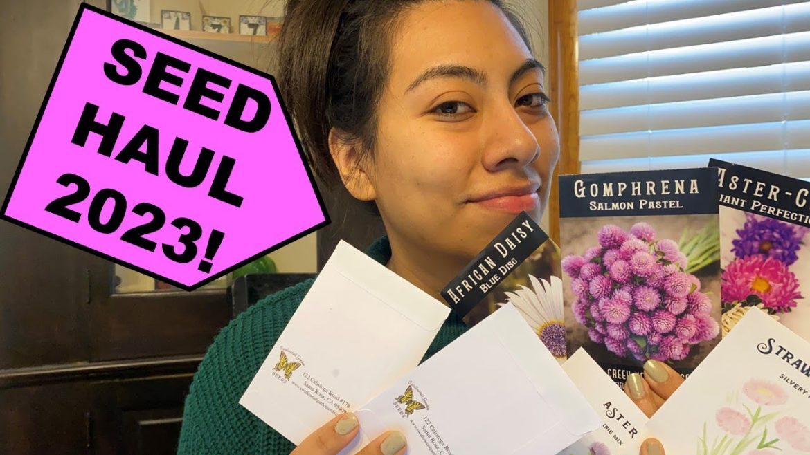 SEED HAUL 2023🌷 I: What I'm planting in my garden-yard