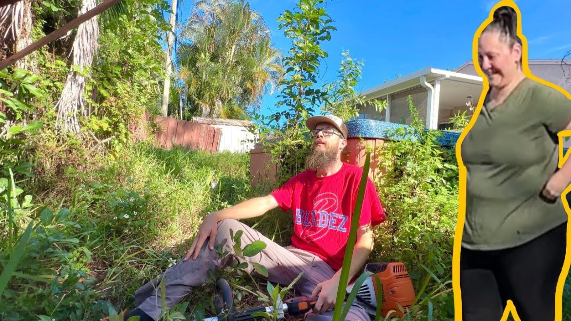 I can't believe what I FOUND HIDDEN in this OVERGROWN nightmare of a Backyard!!!