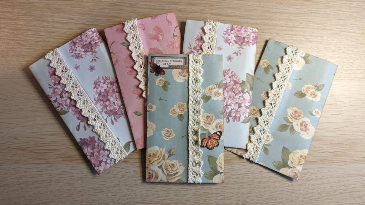 Over-The-Page Paper Bag Pockets ~ Secret Garden Junk Journals ~ Globleland Project Share Over-The-Page Paper Bag Pockets ~ Secret Garden Junk Journals ~ Globleland Project Share