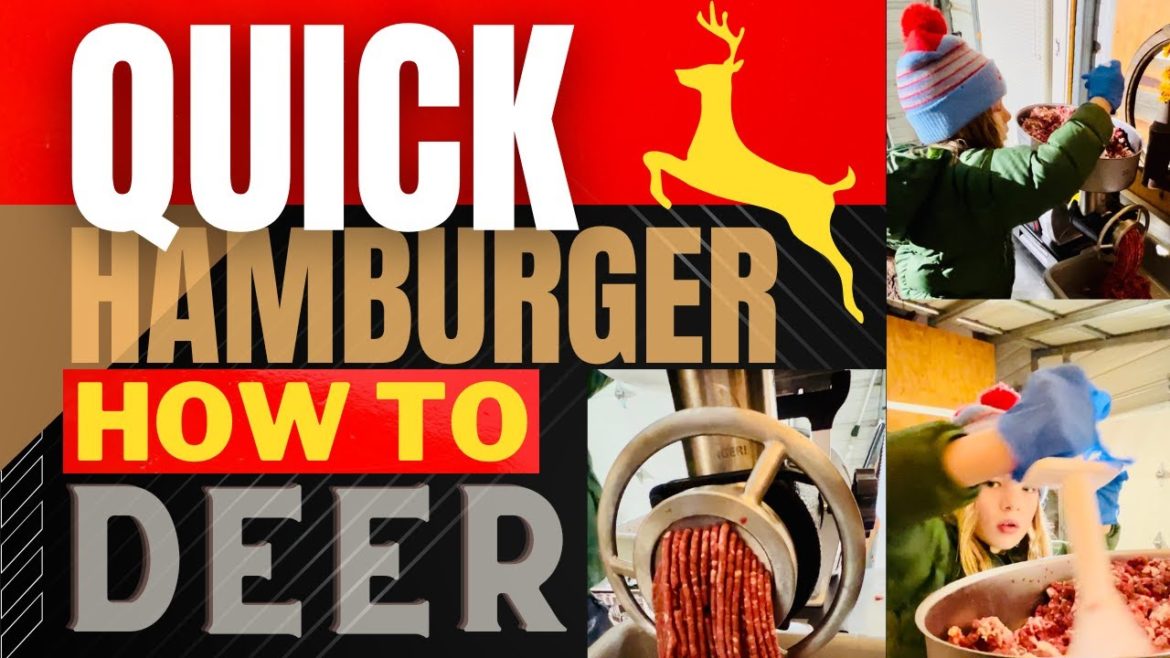 Fastest Delicious Homemade Deer Burger | SHTF Prepping Fastest Delicious Homemade Deer Burger | SHTF Prepping