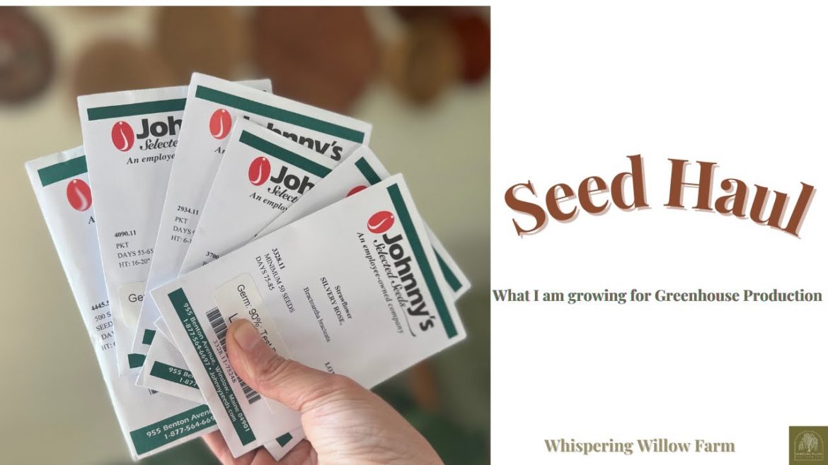 Seed Haul (Unboxing for Greenhouse Production)