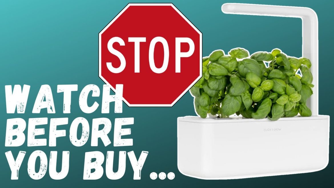 CLICK & GROW Smart Garden (3 Pod) Unboxing + First Impressions | Indoor Gardening