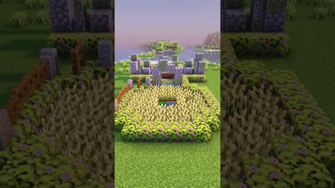 Minecraft Fairy Farm🏡 #shorts