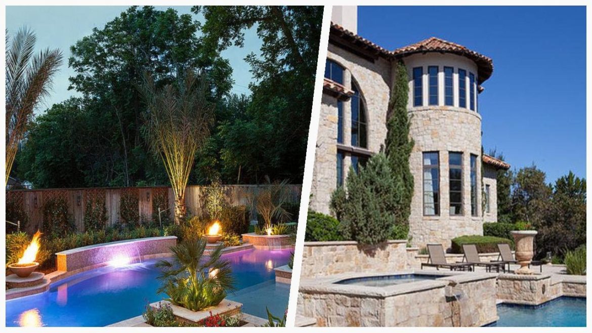 75 Beautiful Mediterranean Backyard Pool Design Ideas 🔴