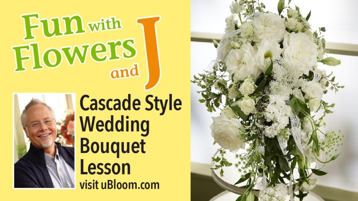 Cascade Style Wedding Bouquet Lesson! Cascade Style Wedding Bouquet Lesson!