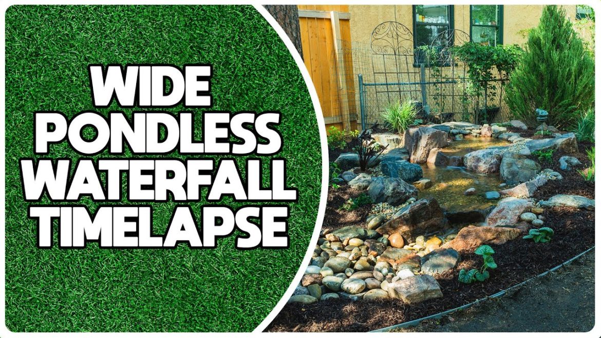 Backyard Pondless Stream Rebuild! - Timelapse