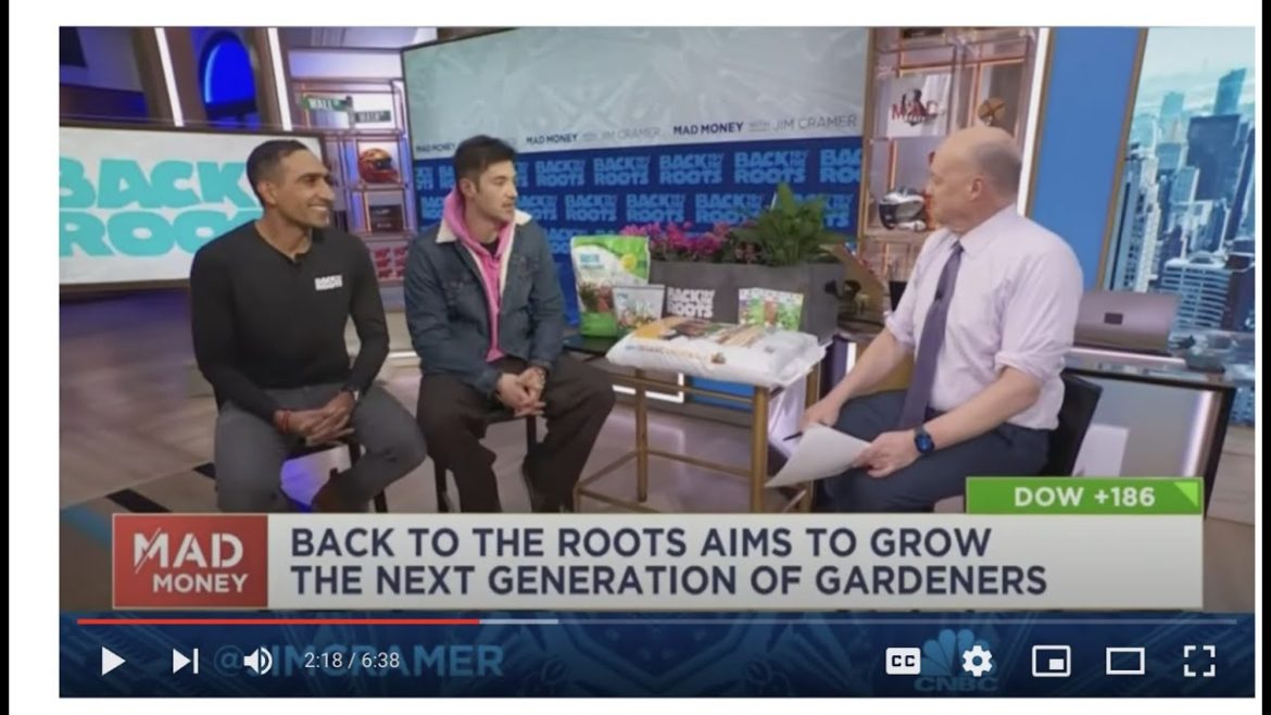 Back to the Roots' Alejandro Velez & Nikhil Arora on CNBC Mad Money w/ Jim Cramer: Organic Gardening Back to the Roots' Alejandro Velez & Nikhil Arora on CNBC Mad Money w/ Jim Cramer: Organic Gardening