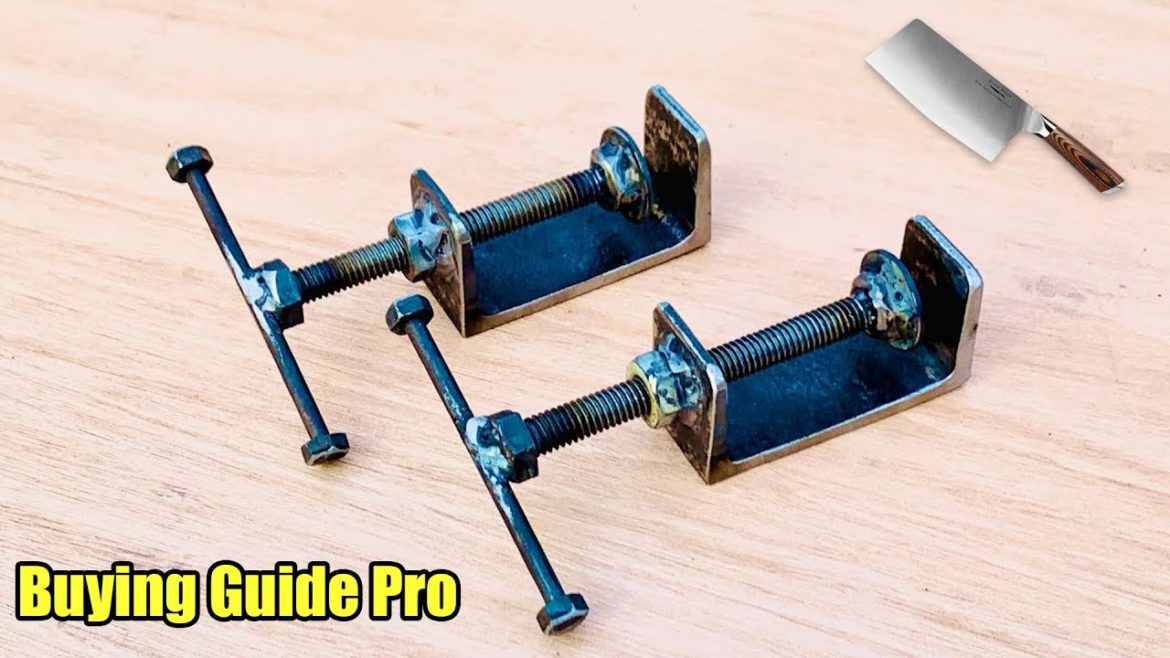 How to Make the Coolest C Clamps | DIY - Welding Table Clamps | Useful Homemade Tools Ideas