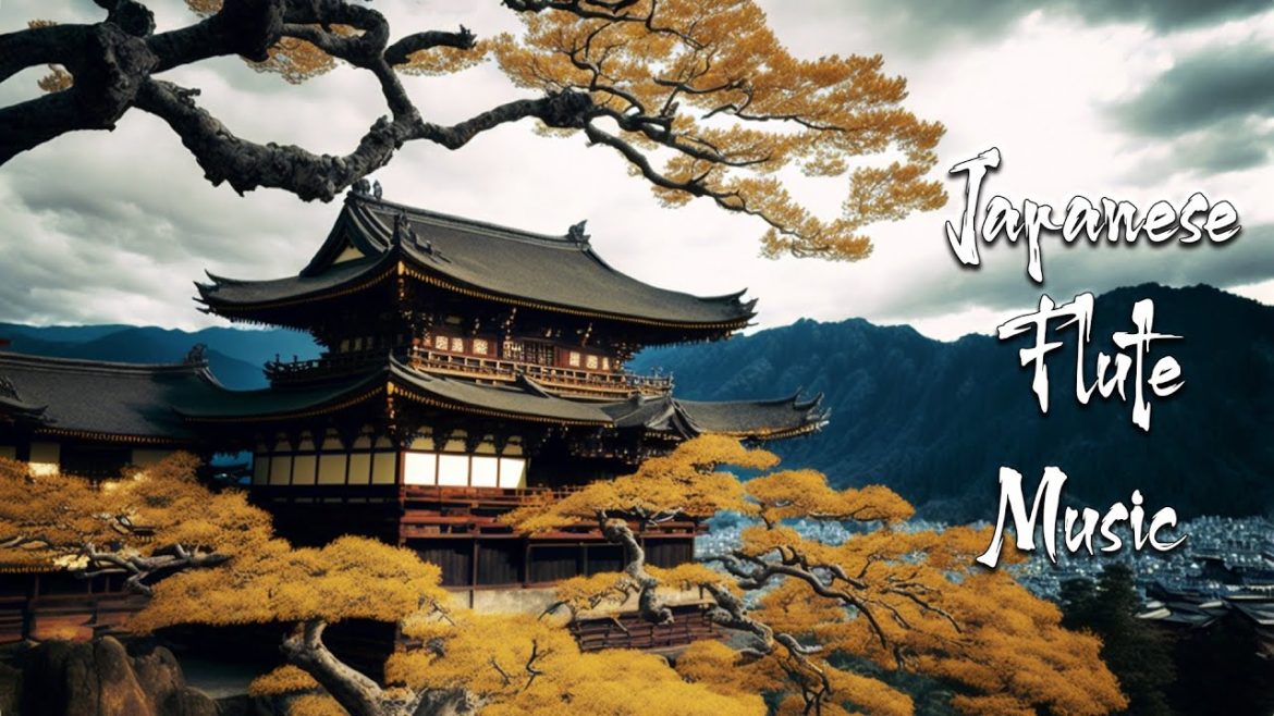 Peaceful Scene With Japanese Relaxing Music - Japanese Flute Music For Soothing, Healing, Meditation