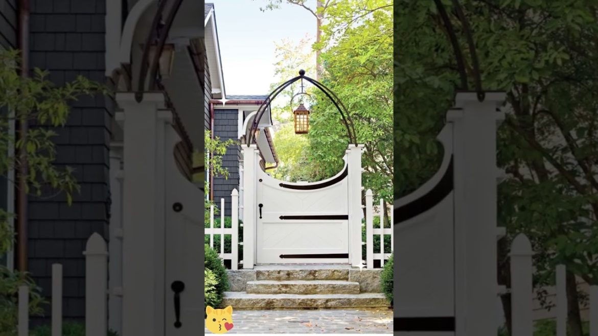 Great Garden Gate Ideas #shorts Great Garden Gate Ideas #shorts