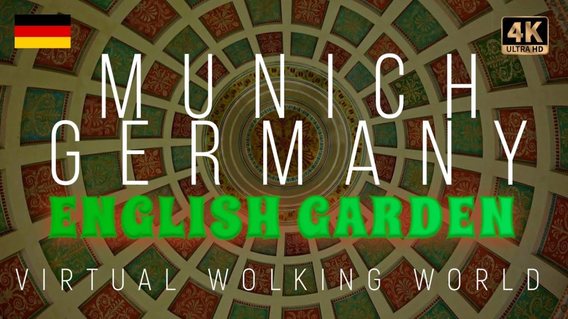 MUNICH. GERMANY | English Park Winter | Virtual Walking World MUNICH. GERMANY | English Park Winter | Virtual Walking World