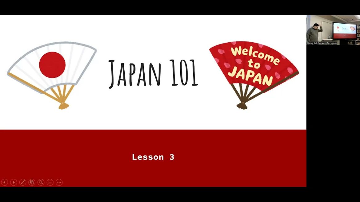 Japanese Language & Culture Class - Lesson 3