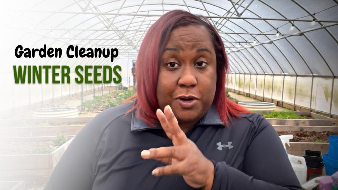 STARTING OVER...Garden Cleanup + Winter SEEDS