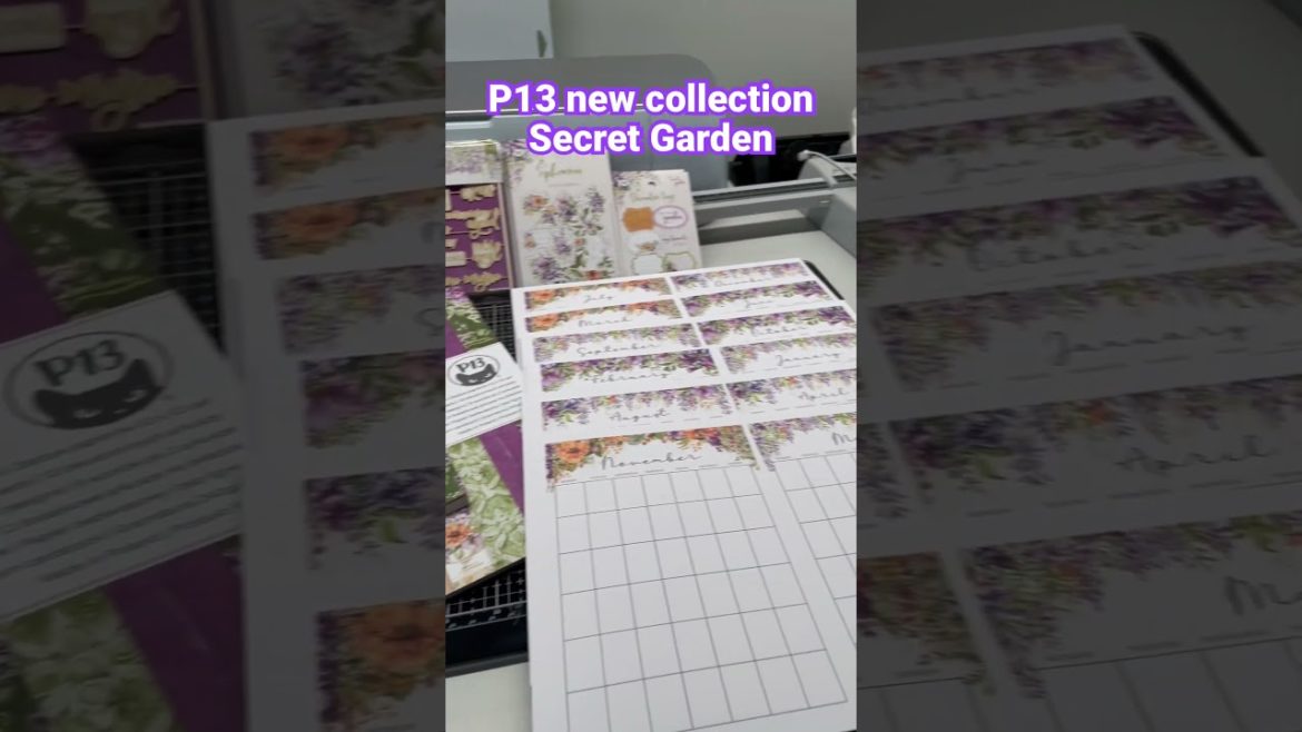 Secret Garden collection / P13 Paper Products / scrapbooking paper supplies/ cardmaking