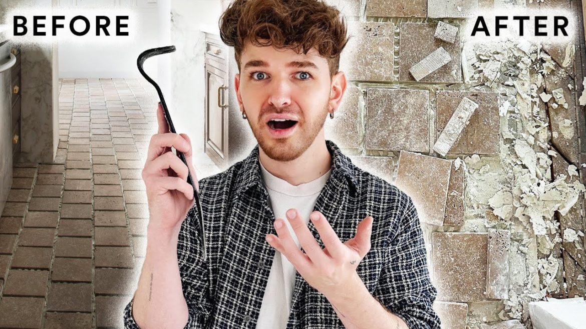 Ripping out my brand new tile 😭