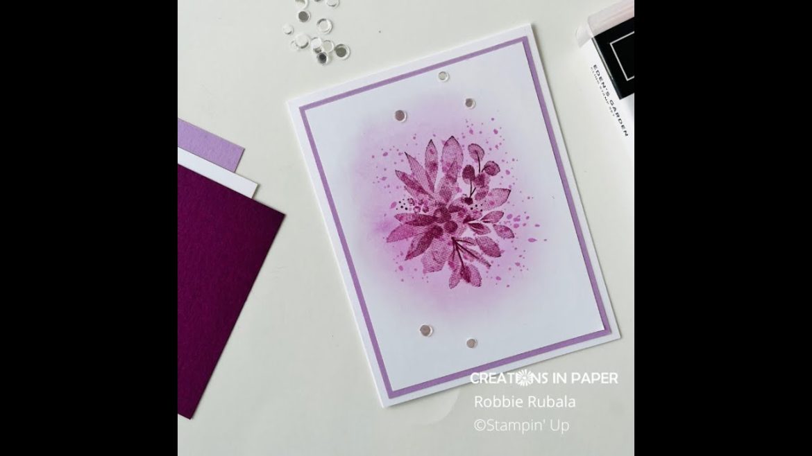 Stampin' Up Eden's Garden color combo Stampin' Up Eden's Garden color combo