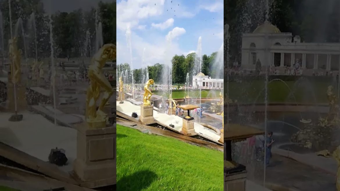 Famous fountains of Russia. #shorts