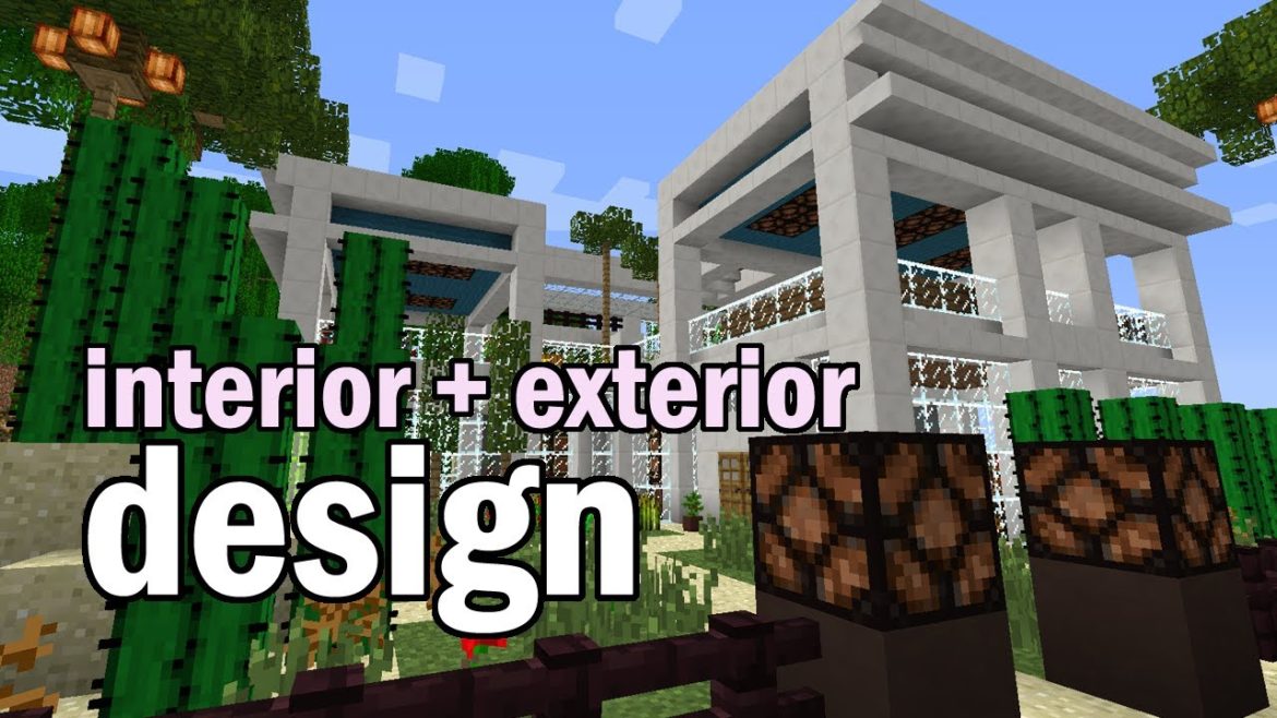Minecraft Luxury House Interior and Garden Design Minecraft Luxury House Interior and Garden Design